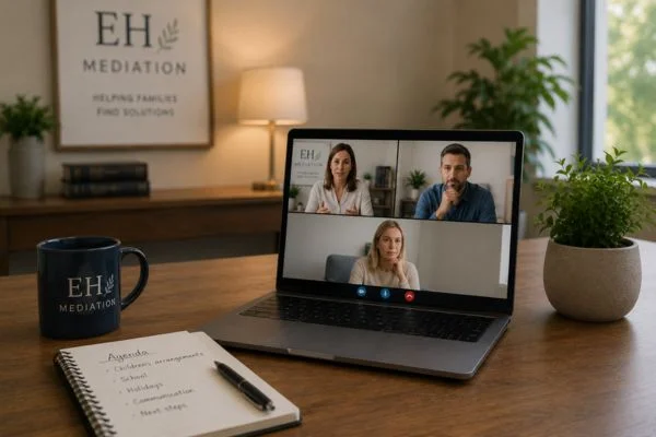 child access mediation Fleetwood online meeting.